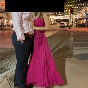 Stunning fuchsia dress